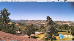 view from Monte Palareto on 2025-07-23