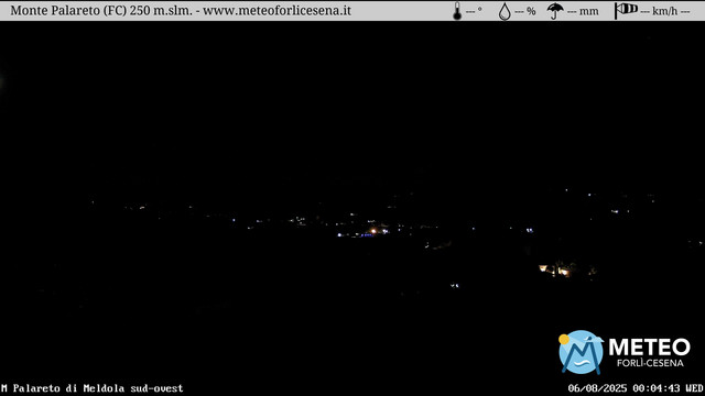 time-lapse frame, Monte Palareto webcam