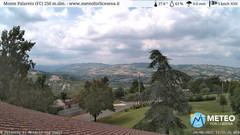 view from Monte Palareto on 2025-08-20