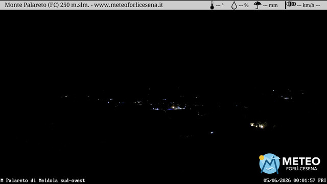 time-lapse frame, Monte Palareto webcam