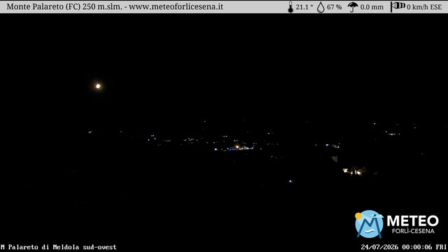 time-lapse frame, Monte Palareto webcam