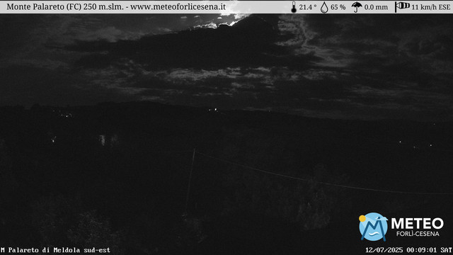 time-lapse frame, Monte Palareto SE webcam