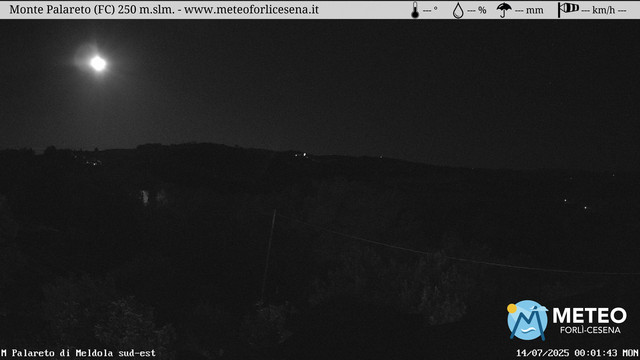 time-lapse frame, Monte Palareto SE webcam