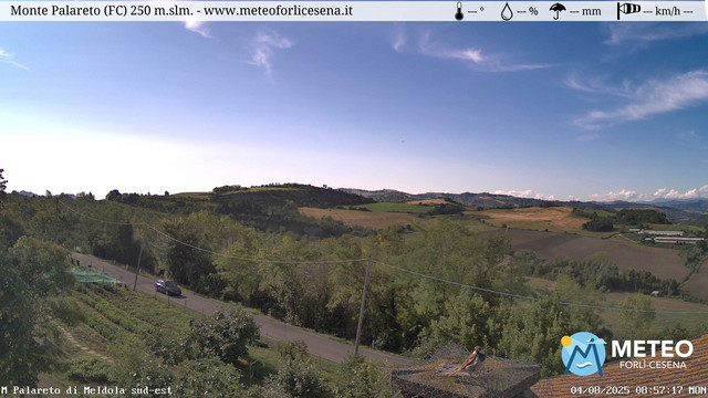 time-lapse frame, Monte Palareto SE webcam
