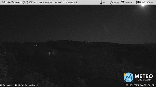 time-lapse frame, Monte Palareto SE webcam