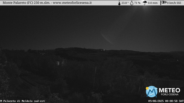 time-lapse frame, Monte Palareto SE webcam
