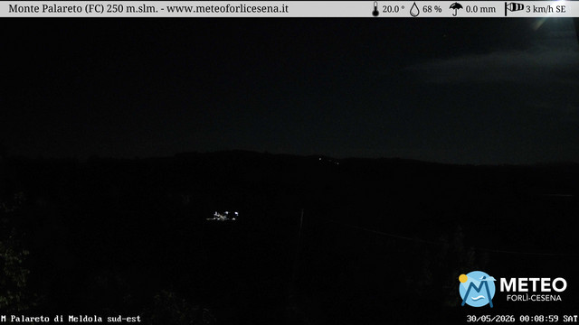 time-lapse frame, Monte Palareto SE webcam
