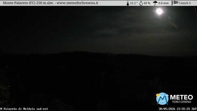 time-lapse frame, Monte Palareto SE webcam