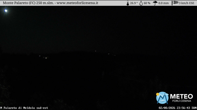 time-lapse frame, Monte Palareto SE webcam
