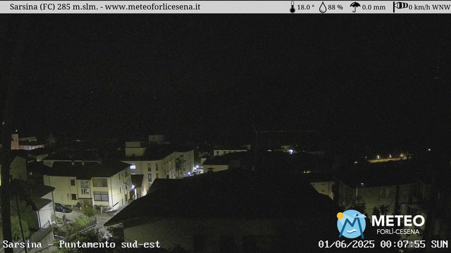 time-lapse frame, Sarsina webcam