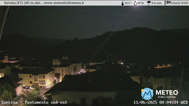 time-lapse frame, Sarsina webcam