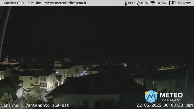 time-lapse frame, Sarsina webcam