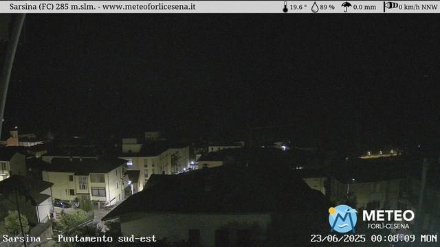 time-lapse frame, Sarsina webcam