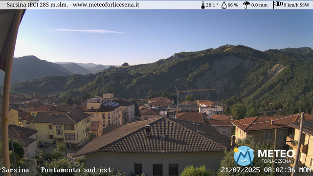 time-lapse frame, Sarsina webcam