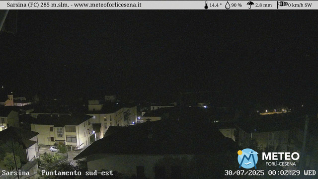 time-lapse frame, Sarsina webcam