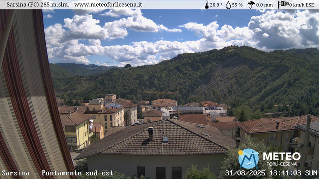 time-lapse frame, Sarsina webcam