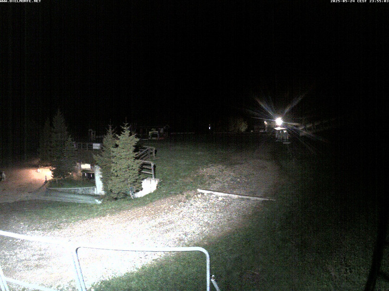 time-lapse frame, Bielmonte piste versante sud webcam