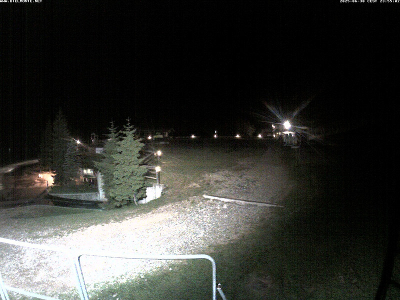 time-lapse frame, Bielmonte piste versante sud webcam