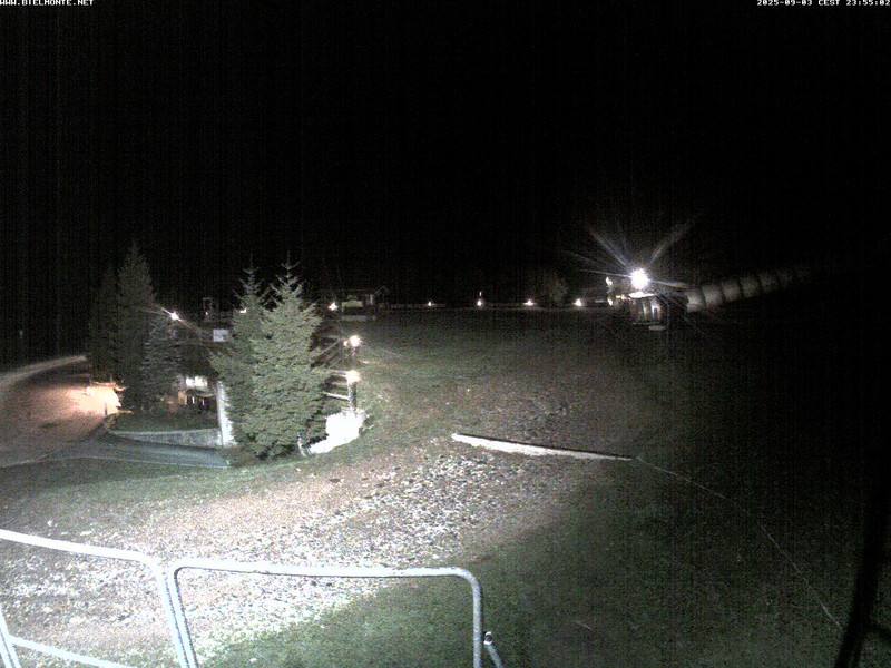 time-lapse frame, Bielmonte piste versante sud webcam