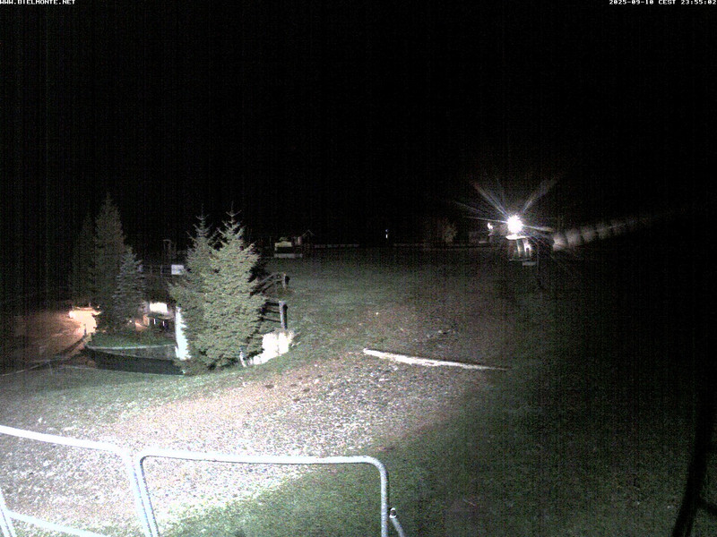 time-lapse frame, Bielmonte piste versante sud webcam