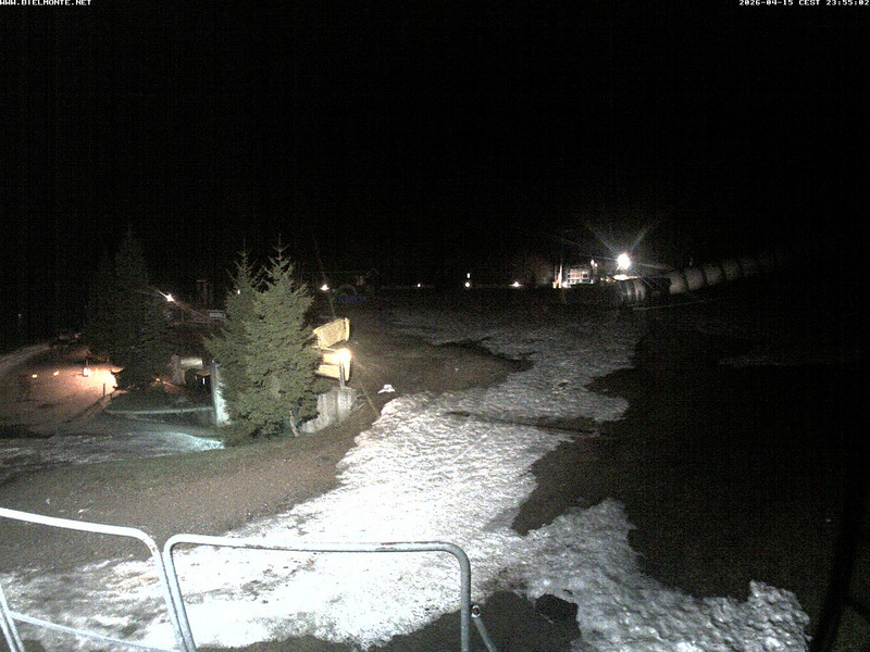 time-lapse frame, Bielmonte piste versante sud webcam