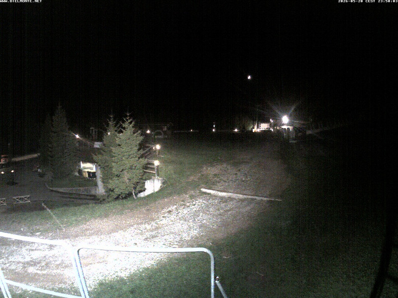 time-lapse frame, Bielmonte piste versante sud webcam