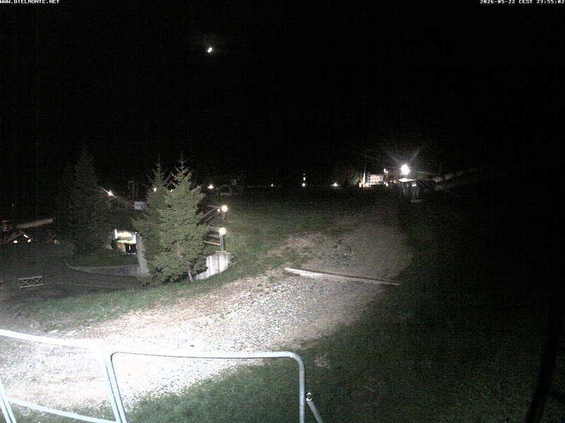 time-lapse frame, Bielmonte piste versante sud webcam