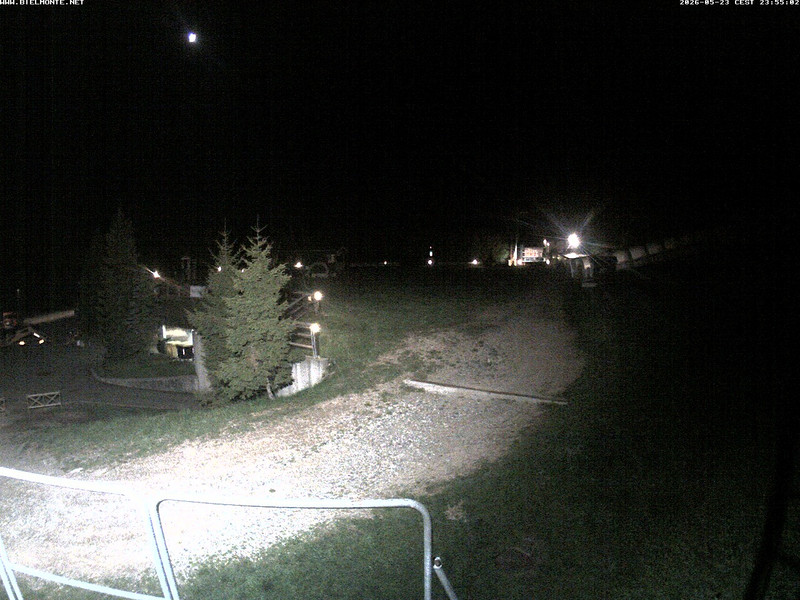 time-lapse frame, Bielmonte piste versante sud webcam