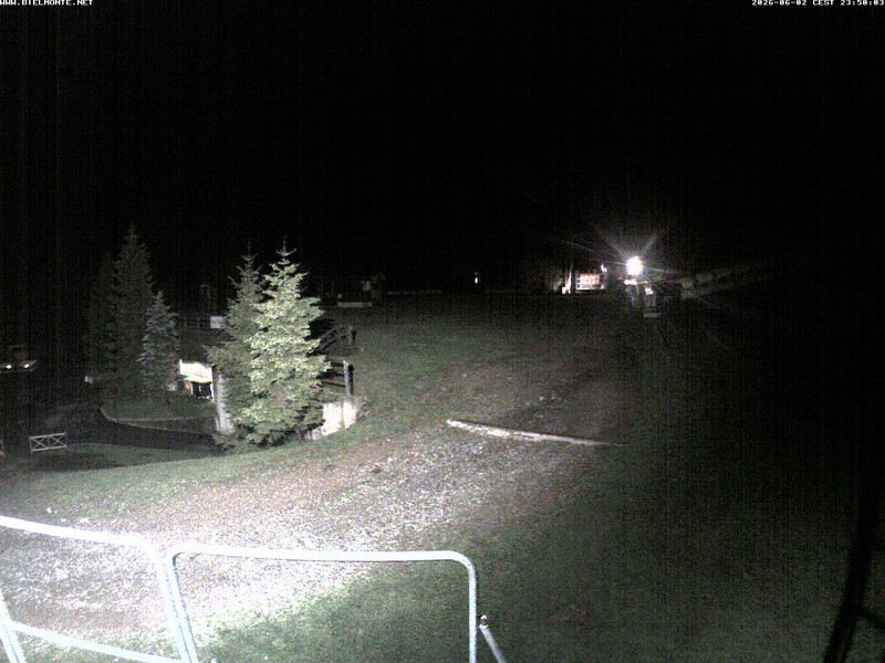 time-lapse frame, Bielmonte piste versante sud webcam