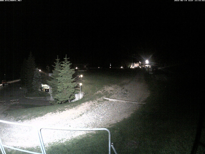 time-lapse frame, Bielmonte piste versante sud webcam