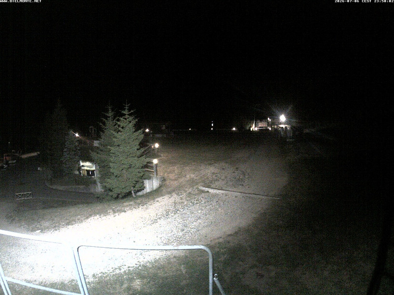 time-lapse frame, Bielmonte piste versante sud webcam