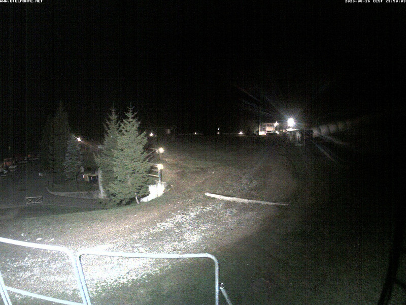 time-lapse frame, Bielmonte piste versante sud webcam