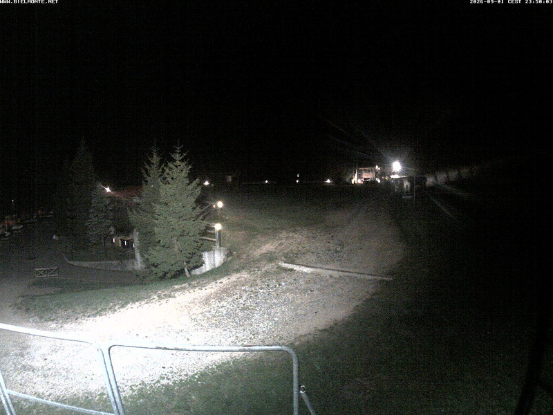 time-lapse frame, Bielmonte piste versante sud webcam