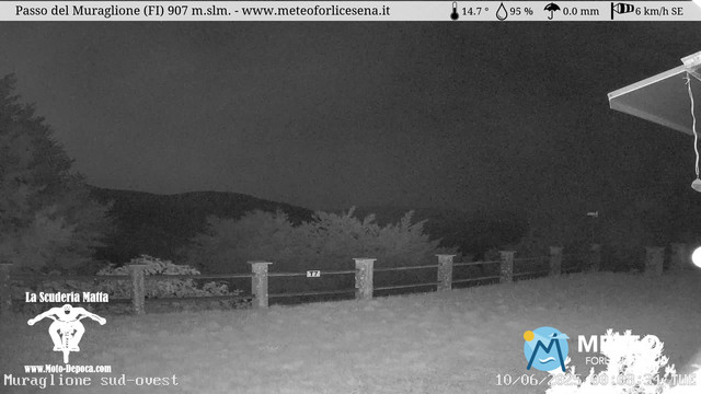 time-lapse frame, Passo del Muraglione webcam