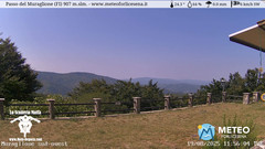 view from Passo del Muraglione on 2025-08-19