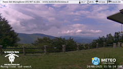 view from Passo del Muraglione on 2025-08-24