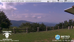 view from Passo del Muraglione on 2025-08-27