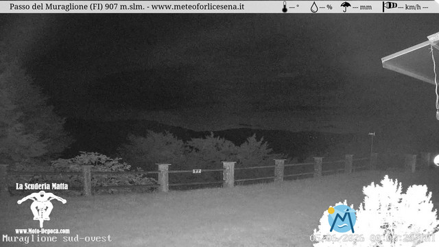 time-lapse frame, Passo del Muraglione webcam