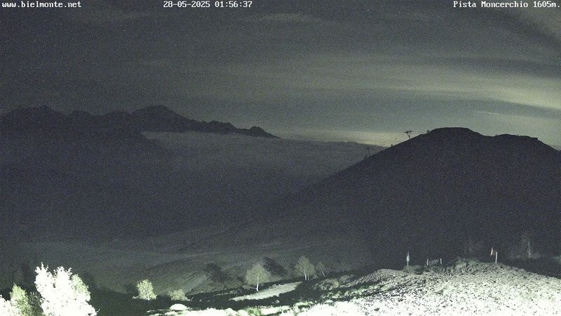 time-lapse frame, Bielmonte Monte Marca est webcam