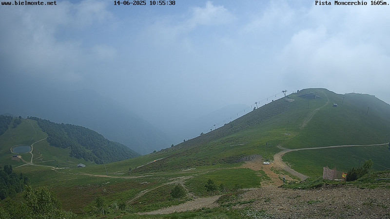 time-lapse frame, Bielmonte Monte Marca est webcam