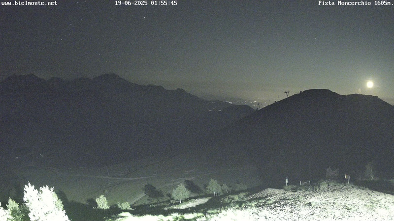 time-lapse frame, Bielmonte Monte Marca est webcam