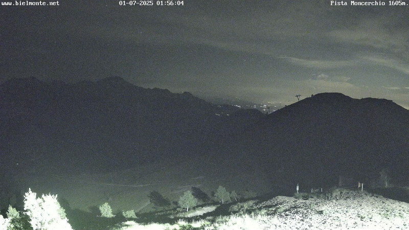 time-lapse frame, Bielmonte Monte Marca est webcam