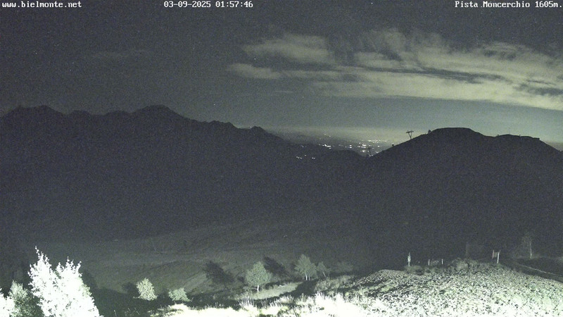 time-lapse frame, Bielmonte Monte Marca est webcam