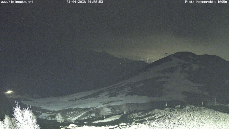 time-lapse frame, Bielmonte Monte Marca est webcam