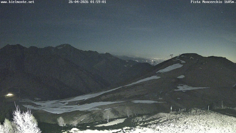 time-lapse frame, Bielmonte Monte Marca est webcam