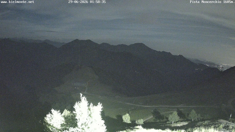 time-lapse frame, Bielmonte Monte Marca est webcam