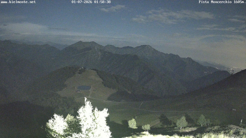 time-lapse frame, Bielmonte Monte Marca est webcam