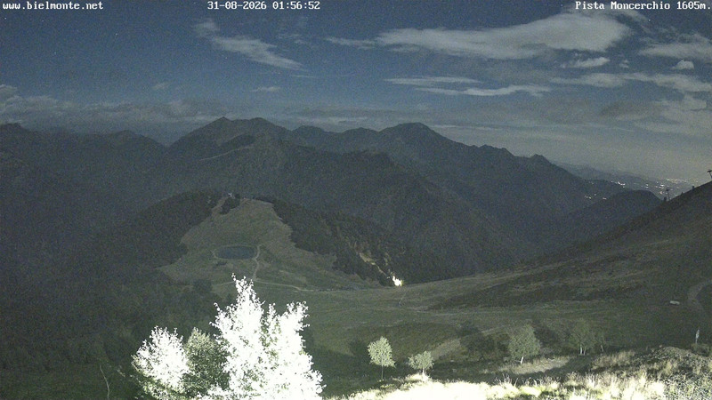 time-lapse frame, Bielmonte Monte Marca est webcam