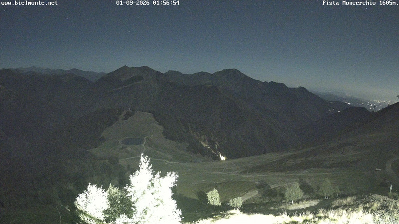 time-lapse frame, Bielmonte Monte Marca est webcam