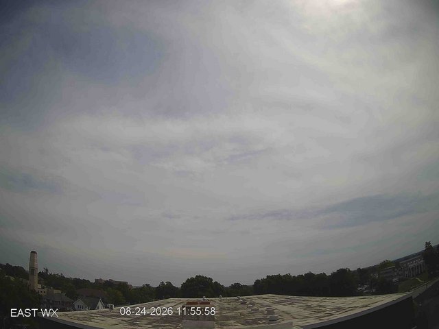 view from University Place Apartments - East Weather on 2026-08-24